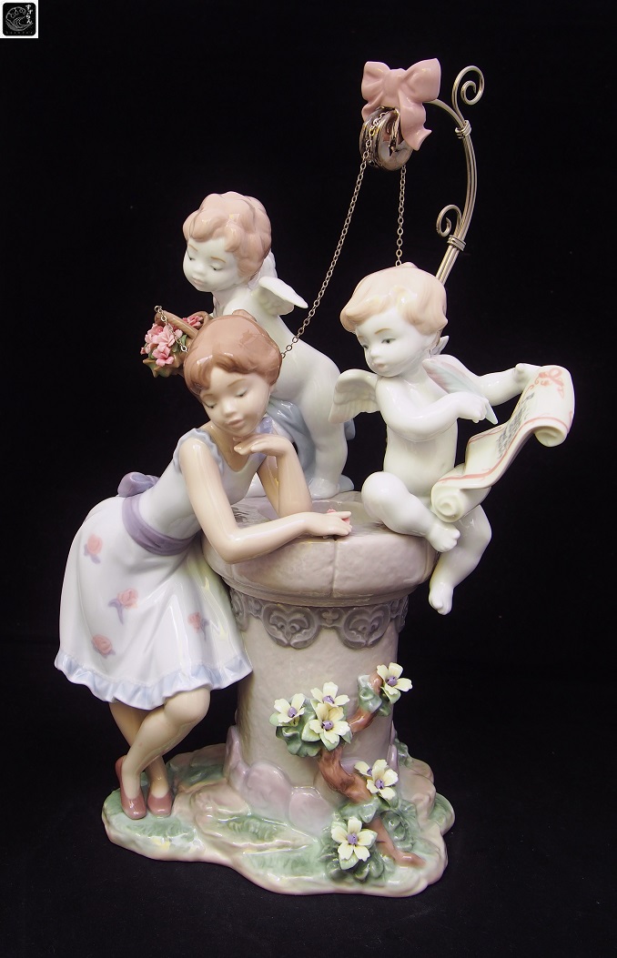 リヤドロ 風に託して リヤドロ 風に託して リヤドロ】【幸せを運ぶ天使